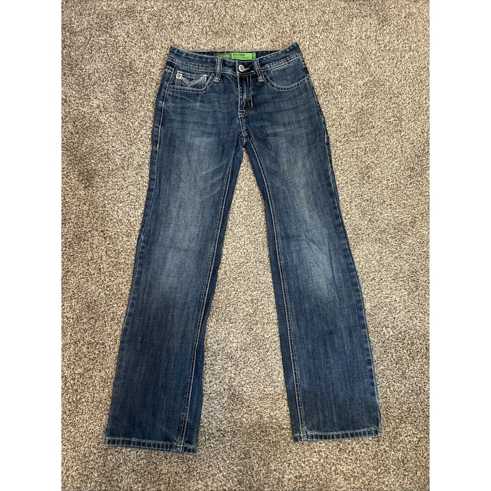 Rock & Roll Denim Pistol Straight Jeans Mens 29x34 Blue Medium Wash Denim Pants
